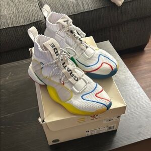 Adidas Crazy BYW LVL x Pharrell White Multicolor Men’s Sneakers